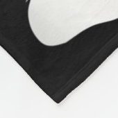 Bigfoot Badminton Player Sasquatch Shuttle Fleecedecke (Ecke)