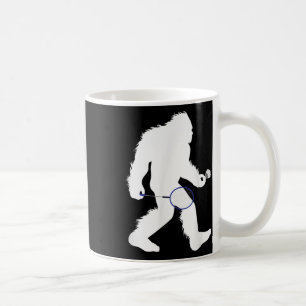 Bigfoot Badminton Player Sasquatch Shuttle Kaffeetasse