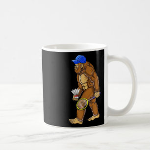 Bigfoot Badminton Shuttle Art Sports Kaffeetasse