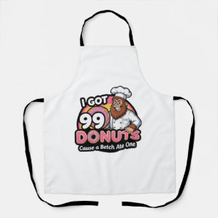 Bigfoot Baker I Got 99 Donuts Schürze