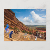 Bigfoot Band in Red Rocks Feiertagspostkarte (Vorderseite)