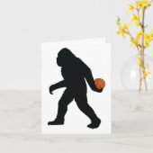 Bigfoot Basketball spielen Karte (Gelbe Blume)
