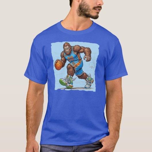 Bigfoot Basketball. T-Shirt (Vorderseite)