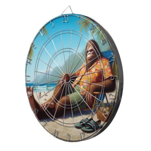 Bigfoot Beach Dartscheibe (Vorderseite rechts)