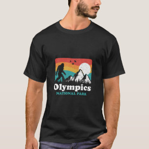 Bigfoot bei Olympic Nationalpark Angepasst Scoop T-Shirt