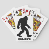 Bigfoot BELIEVE Sasquatch Spielkarten (Rückseite)
