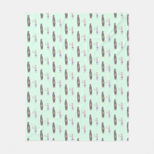 Bigfoot Believes in You Baby Blanket (Medium) Fleecedecke (Vorderseite)