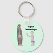 Bigfoot Believes in You Keychain Schlüsselanhänger (Rückseite)