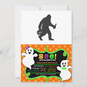 Bigfoot-Bier-Silhouette Einladung