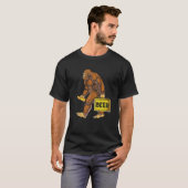 Bigfoot-Bierflasche lustiges Sasquatch T-Shirt (Vorne ganz)