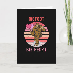 Bigfoot Big Heart Karte