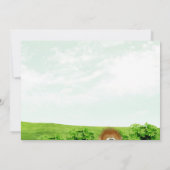 Bigfoot Birthday Party Einladung (Rückseite)