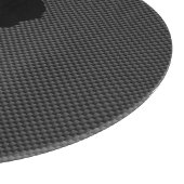Bigfoot Black Silhouette Carbon Fiber Style Schneidebrett (Ecke)