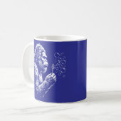 Bigfoot bläst Seifenblasen Kaffeetasse (Vorderseite Links)