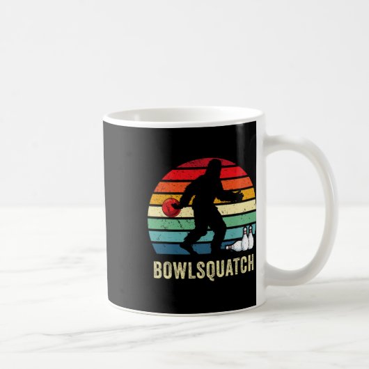 Bigfoot Bowling-Geschenk Sasquatch-Geschenke Bowle Kaffeetasse (Rechts)