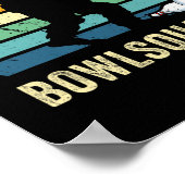 Bigfoot-Bowling-Geschenk Sasquatch-Geschenke Bowle Poster (Ecke)