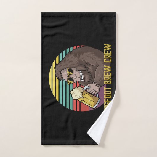 Bigfoot Brew-Crew Badhandtuch Set (Handtuch)