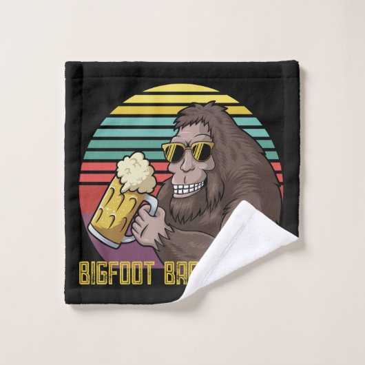 Bigfoot Brew-Crew Badhandtuch Set (Waschlappen)