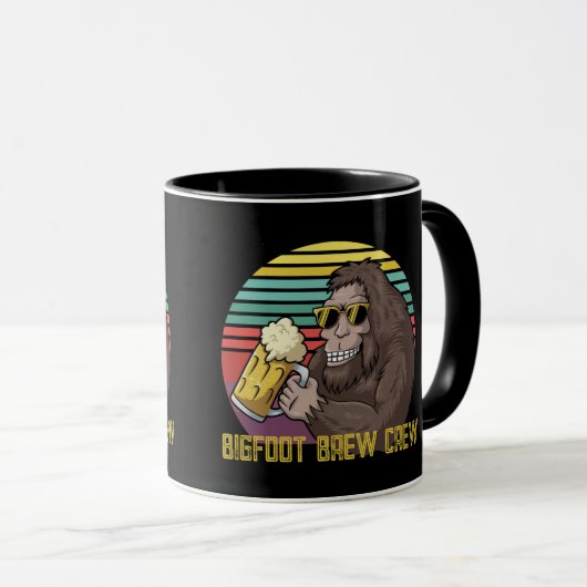 Bigfoot Brew Crew Kaffee Tasse (VorderseiteRechts)
