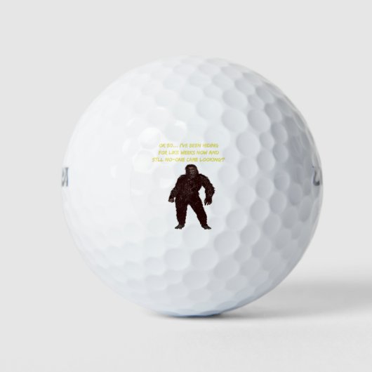 Bigfoot bricht Verstecken ab Golfball (Vorderseite)
