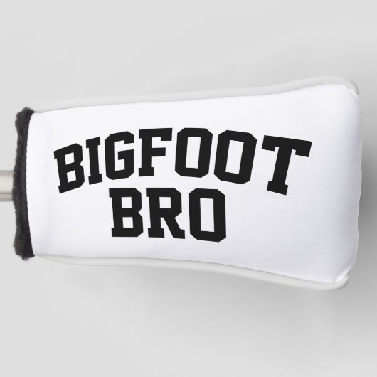 Bigfoot Bro - Funny Bigfoot Golf Headcover (Vorderseite)