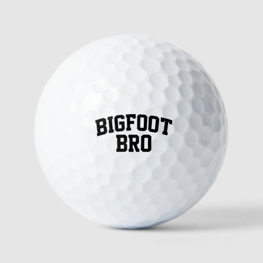 Bigfoot Bro - Funny Bigfoot Golfball (Vorderseite)
