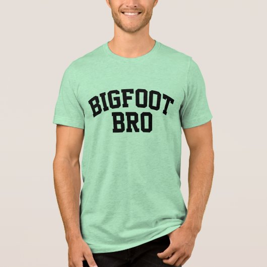 Bigfoot Bro - Funny Bigfoot Tri-Blend Shirt (Vorderseite)