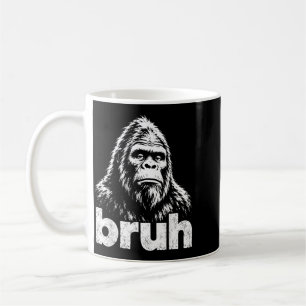 Bigfoot Bruder Lustiges Sasquatch-Meme Vintage-Kun Kaffeetasse