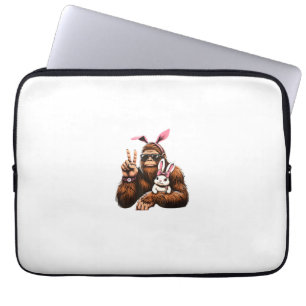 Bigfoot Bunny Lustiges Ostertags-Sasquatch-T-Shirt Laptopschutzhülle