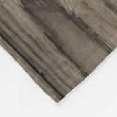 Bigfoot Cabin Rustic Wood Family Individuelle Name Fleecedecke (Ecke)