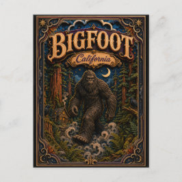Bigfoot California Popcut Legends Postkarte