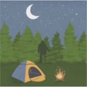 BigFoot Camping  Aufkleber (Vorderseite)