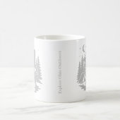 Bigfoot Camping Coffee Mug Kaffeetasse (Mittel)