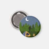 BigFoot Camping  Magnet (Vorderseite/Rückseite)