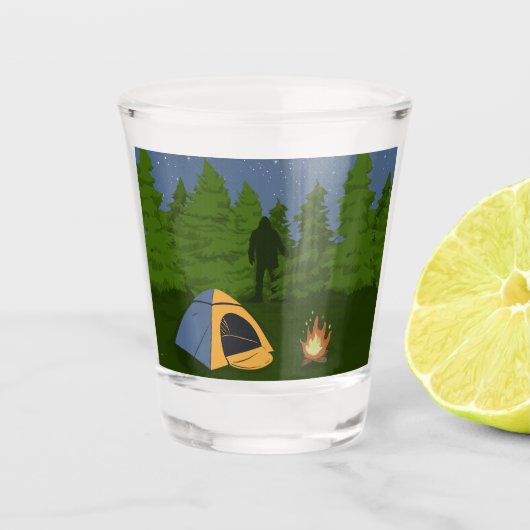 BigFoot Camping  Schnapsglas (Vorderseite)