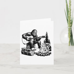 Bigfoot Camping Smore Rock Bigfoot Gitarre spielen Karte