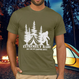 BigFoot Camping Wald Extrem selten Lustig Maßgesch T-Shirt
