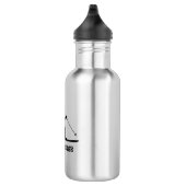 Bigfoot Cares Telemark Skifahren Edelstahlflasche (Rechts)