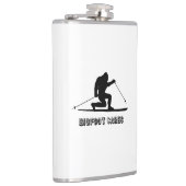 Bigfoot Cares Telemark Skifahren Flachmann (Rechts)