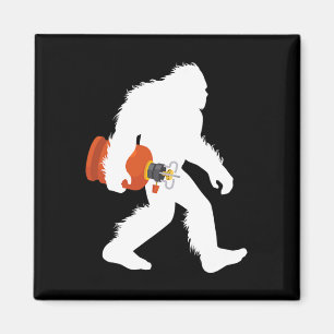 Bigfoot Carry Propane Tank Sasquatch Grillen Gas B Magnet