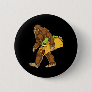 Bigfoot Carry Tacry Funny Cinco De Mayo Boys Men Button