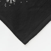 Bigfoot Carrying Christmas Tree Sasquatch Believer Fleecedecke (Ecke)