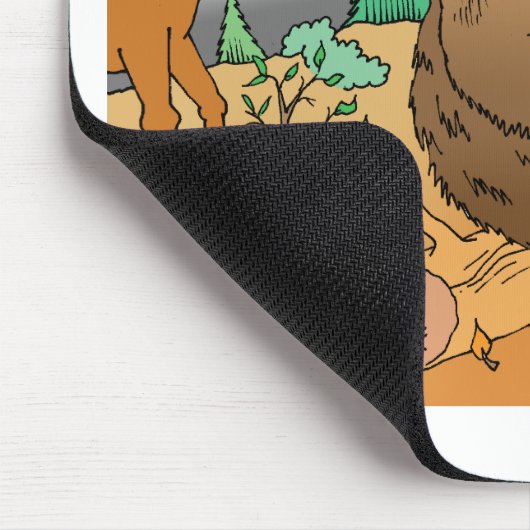 BIGFOOT-CARTOON MOUSEPADS! MOUSEPAD (Ecke)