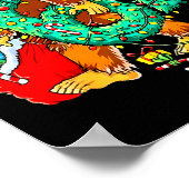 Bigfoot Christmas 67 Funny Meme Six Seven Xmas Boy Poster (Ecke)