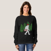 Bigfoot Christmas Funny Sasquatch Sweatshirt (Vorne ganz)