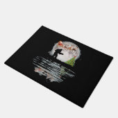 Bigfoot Christmas Santa Fußmatte (Schrägansicht)