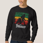 Bigfoot Christmas Sasquatch Yeti Sweatshirt (Vorderseite)