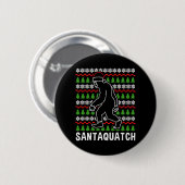 Bigfoot Christmas Shirt Button (Vorne & Hinten)
