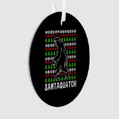 Bigfoot Christmas Shirt Ornament (Vorderseite)