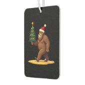 Bigfoot Christmas Tree Santa Hat (1) Autolufterfrischer (Links)